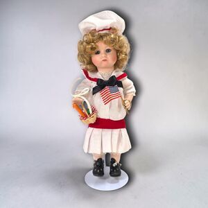 Marie Osmond Miracle Children Tiffany Miss Independence Porcelain Doll COA Box